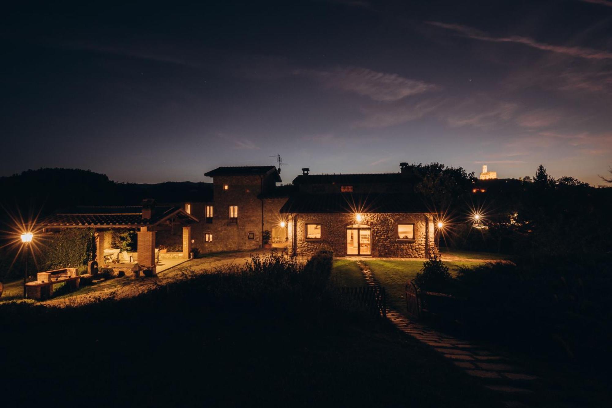 Agriturismo La Dolce Vista Poppi Exterior foto